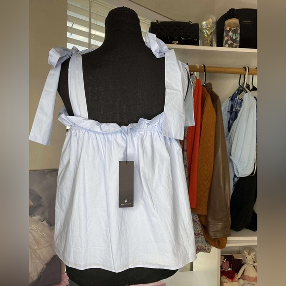 Lulu's Light Blue Sleeveless Blouse - Picture 5 of 6